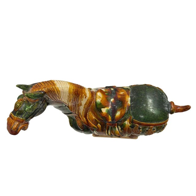 20th Century Chinese Ceramic Tang San Cai (Tri Color)Horse For Sale - Image 12 of 12