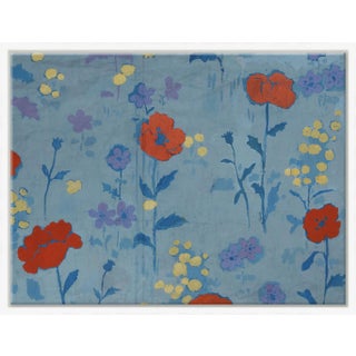 Poppies Art Print in White Frame by Paule Marrot For Sale