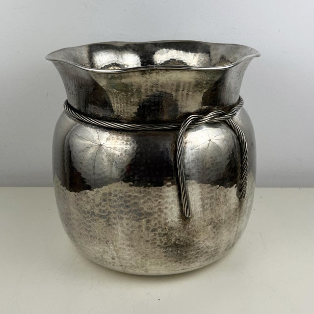 Silver Plated Champagne Bucket, 1930s For Sale - Image 3 of 11