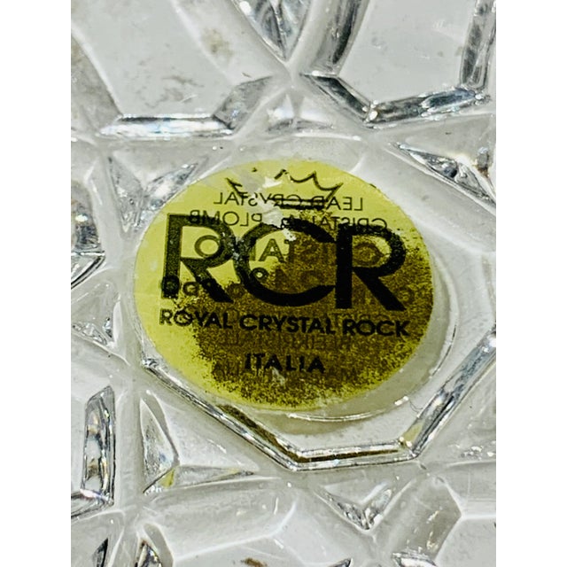 Vintage Roc Lead Crystal Salt Cellars- a Pair For Sale - Image 4 of 8