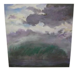 Isle of the Dead Abstract Painting by Bob Gasoi