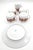 Mid 20th Century Schirnding Bavaria Bone China Tea Cups, Creamer and Dessert Plate, 6 Pieces For Sale In Miami - Image 6 of 10