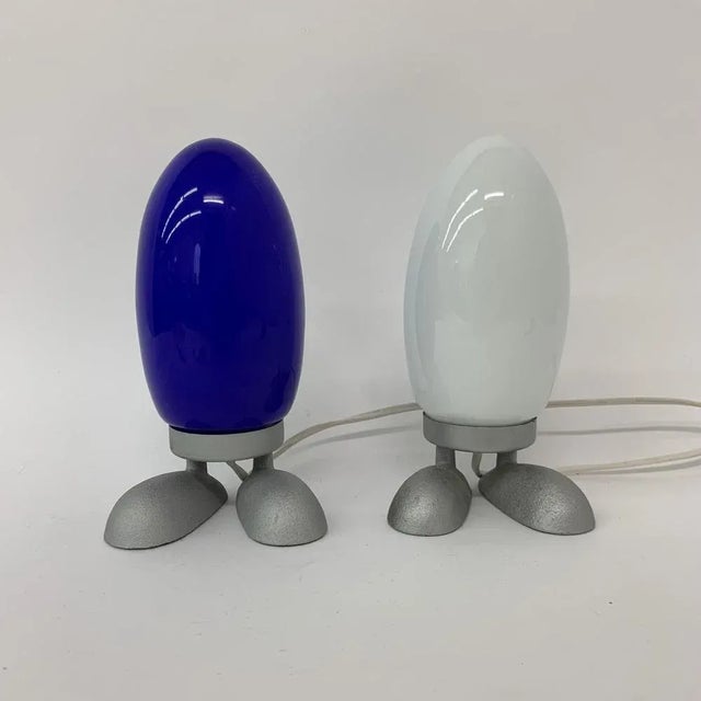 Metal Postmodern Fjorton Egg Lamp by Tatsuo Konno for IKEA, 1990s For Sale - Image 7 of 7