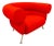 Red Armchair by Afra & Tobia Scarpa for Meritalia, 1998 For Sale - Image 8 of 8
