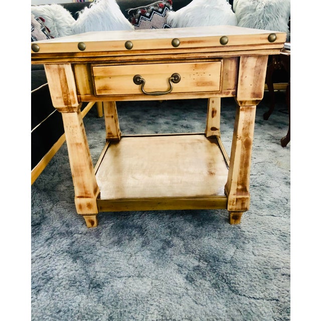 Solid Wood End Tables For Sale - Image 4 of 9