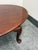 Wood The Bombay Company Oval Queen Anne Style Coffee Table For Sale - Image 7 of 12