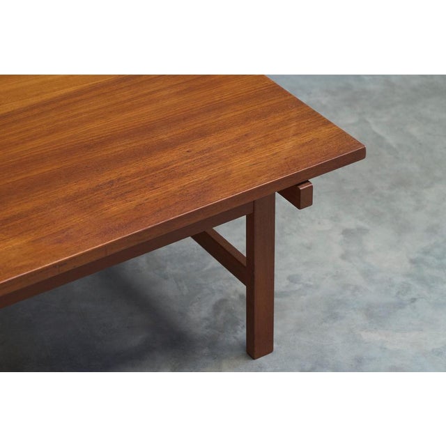 1960s Vintage Danish Coffee Table in Teak by Hans J. Wegner for Andreas Tuck, 1960s For Sale - Image 5 of 15