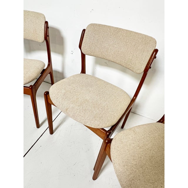Wood C. 1960s Erik Buch Danish Teak Dining Chairs - Set/6 For Sale - Image 7 of 12