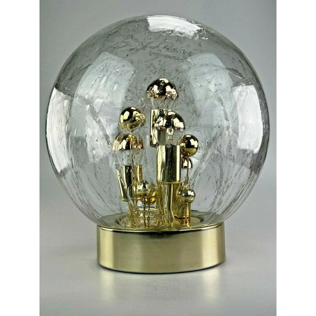 Mid-Century Space Age Glass Ball Table Lamp from Doria Leuchten For Sale - Image 11 of 13