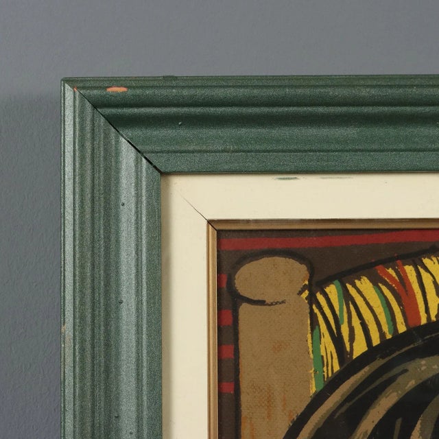 Joseph Migneco, Figurative Scene, Oil on Canvas For Sale - Image 8 of 13