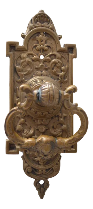 Wilhelminian Door Knocker in Bronze, 1850