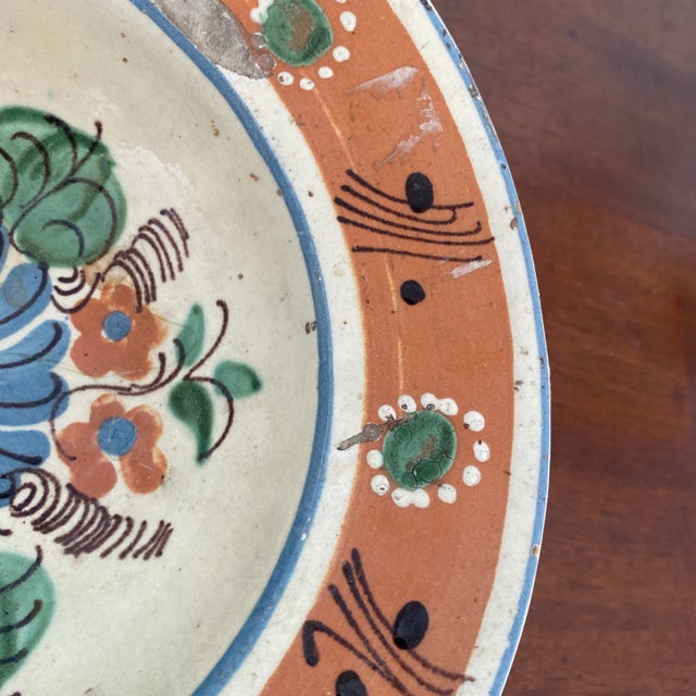 19th Century 19th Century Continental Earthenware Bowl For Sale - Image 5 of 13