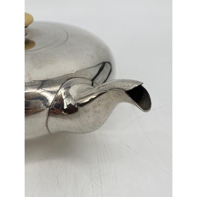 Victorian Sterling Silver Coffee and Tea Service by John & Thomas Turner, 1887, Set of 4 For Sale - Image 15 of 18