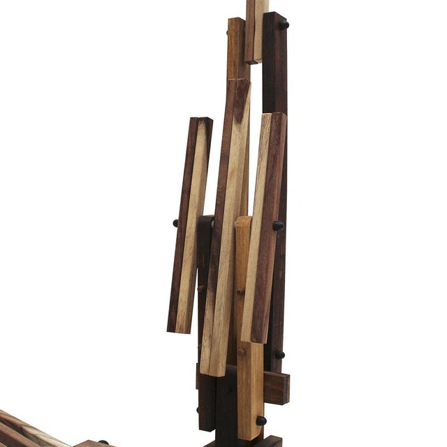 Set of Italian Sculptural Wooden Chairs by Anacleto Spazzapan, 1980s For Sale - Image 9 of 18