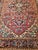Early 1900s Persian Heriz Rug, Hand-Knotted Wool, Geometric Design, Red & Navy, 6x10 For Sale - Image 14 of 14