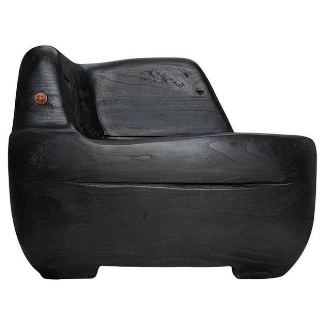 Narco Teak Collection Short Divan by Amber X Iñigo Calleja For Sale - Image 9 of 9