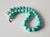 Amazonite Beaded Necklace, 18-Inch, Silver-Gilded Amazonite Clasp For Sale - Image 9 of 10