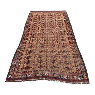 Antique Camel Serab Hand-Knotted Wool Rug - 9'10" X 5'4" For Sale
