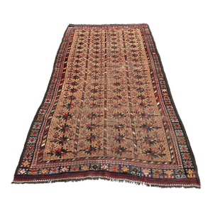 Antique Camel Serab Hand-Knotted Wool Rug - 9'10" X 5'4"