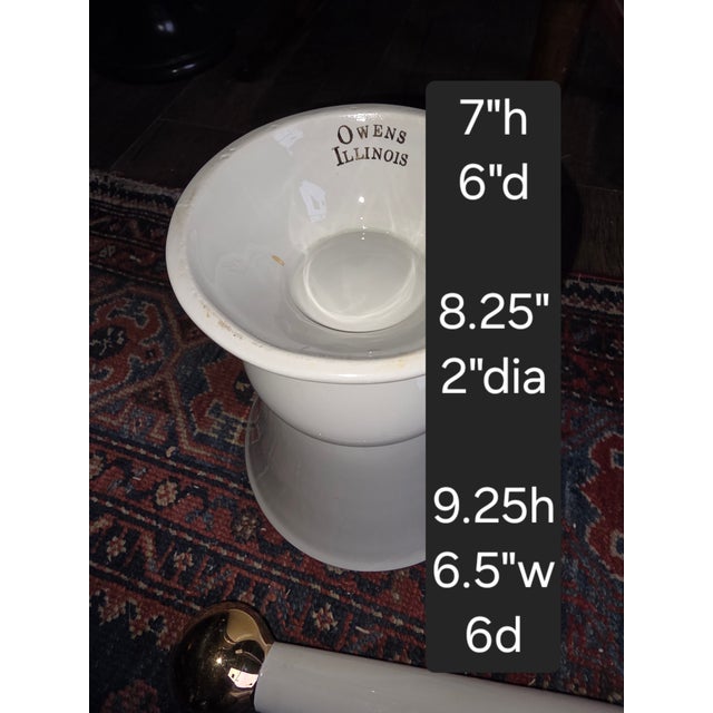 Traditional Apothecary Mortar and Pestal by Owens For Sale - Image 3 of 9