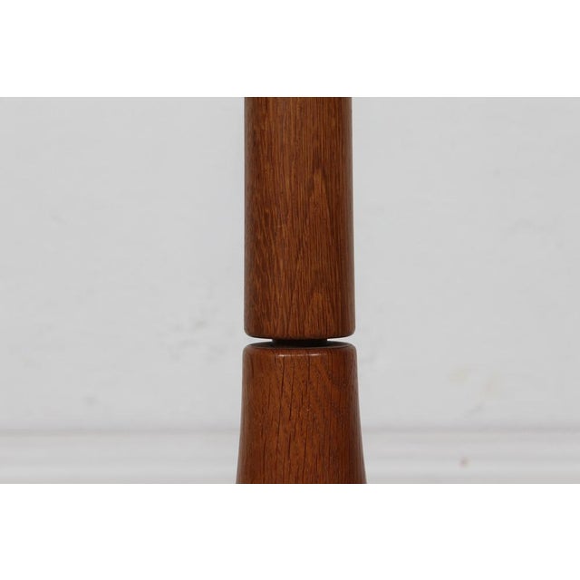 Danish Floor Lamp in Hand-Turned Teak by Lisbeth Brams for Fog & Mørup, 1960s For Sale - Image 12 of 14