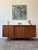 Wood 1960's Mainline Hooker Walnut & Caned Reversible Door Credenza For Sale - Image 7 of 15