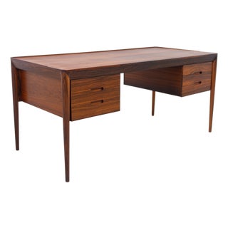 Vintage Danish Rosewood Desk from Erik Riisager Hansen, 1950s For Sale