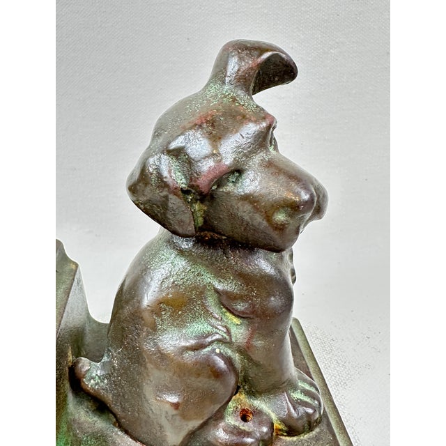 Vintage Cast Iron Terrier Bookends For Sale In New Orleans - Image 6 of 8