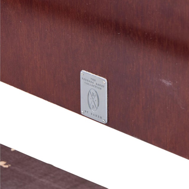 Baker Furniture Company Barbara Barry for Baker Mid Century King Sleigh Bed For Sale - Image 4 of 4