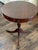 Vintage Lane Mahogany Drum Table Round Pedestal Side End Table Drawer Claw Feet For Sale - Image 9 of 11