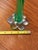 Green Exquisite Vintage Twist Stem French Vase Art Glass Flower Sleeve Circa 1950's For Sale - Image 8 of 12