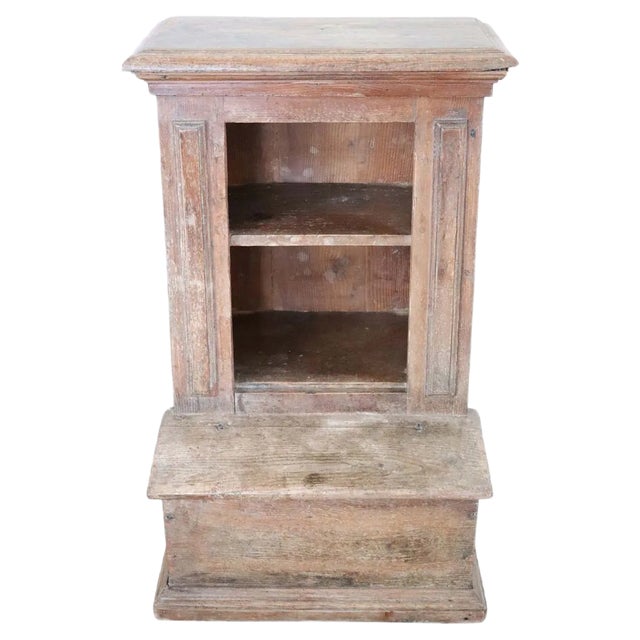 Antique Kneeler in Larch Wood, 1780s For Sale