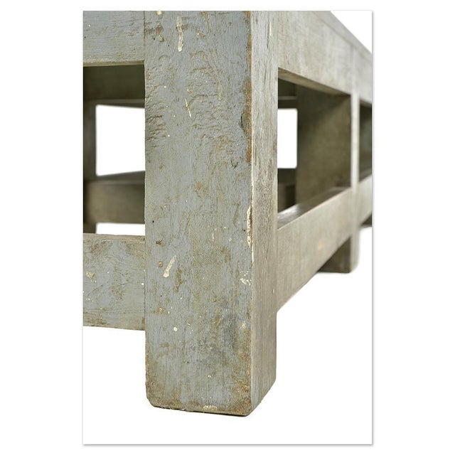 Wood Coffee Table with Patina For Sale - Image 5 of 7