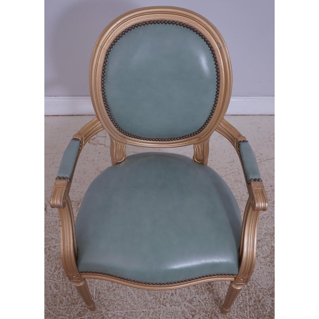 Age: Approx: 30 Years Old Details: High Quality Construction French Style Tack Head Trim Tapered & Fluted Legs Offered @...