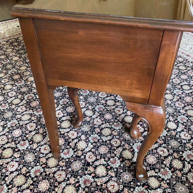 1980s Ethan Allen Court Vanity/Dressing Table With Stool 2