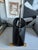 PostModern 1980's Arrben Italian Leather, Chrome & Wood Designer Magazine Holder For Sale - Image 9 of 13