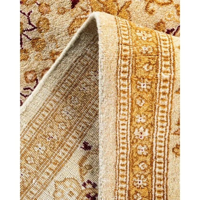 Mogul, One-of-a-Kind Hand-Knotted Area Rug in Ivory, 6' 1" x 8' 7" For Sale In New York - Image 6 of 8