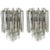 Venini Italian Triedi Glass Wall Sconces - a Pair For Sale