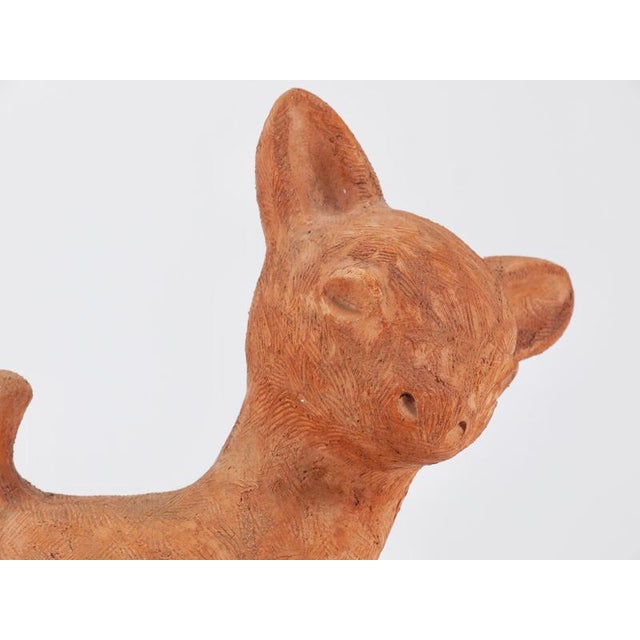 Large Baby Deer Pottery Ceramic Sculpture from Walter Bosse, Austria, 1920s For Sale - Image 15 of 16