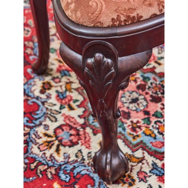 Chippendale Dining Chairs in Wood, Set of 4 For Sale - Image 4 of 8