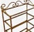 Hollywood Regency Italian Gilt Rope and Tassel Tiered Etagère For Sale - Image 3 of 12