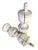 Antique White Pr. Antique Wood Architectural Balustrades For Sale - Image 8 of 9