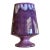 Mid-Century Modern Drip Glaze, Purple Pot or Vase For Sale