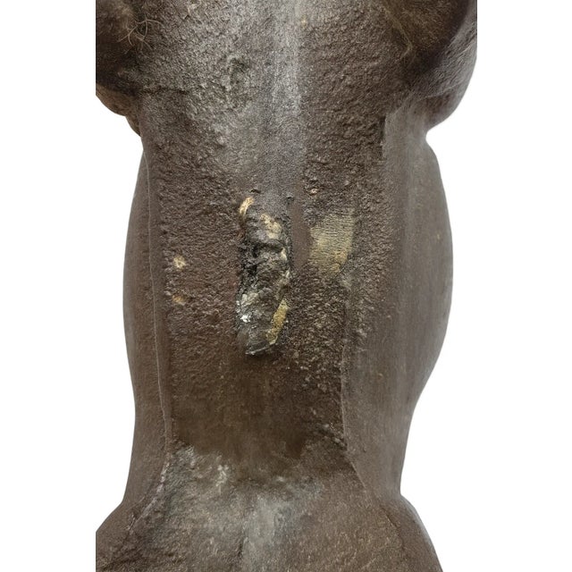 Black Antique Cast-Iron Boston Terrier Doorstop — National Foundry, C. 1925–1935 For Sale - Image 8 of 8