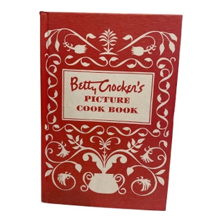 Vintage Cookbook Betty Crocker's Picture Cook Book- Red White Hardcover 1988 For Sale