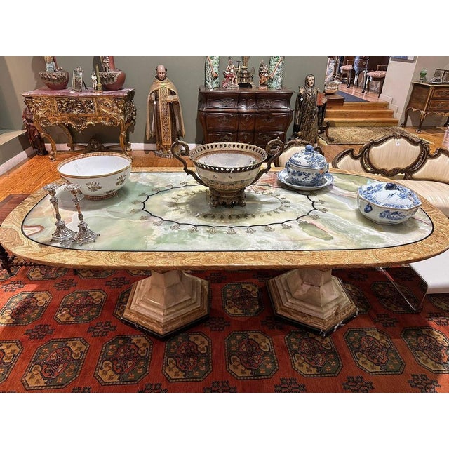20th Century Italian Oval Dining Table For Sale - Image 16 of 17