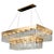 Collection Atlas Chandelier in Metal and Crystal by Jago For Sale - Image 6 of 6