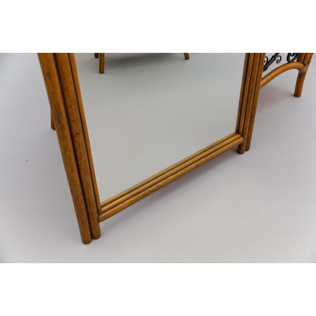 Italian Rattan and Wrought Iron Commode, 1970s, Set of 2 For Sale - Image 12 of 18