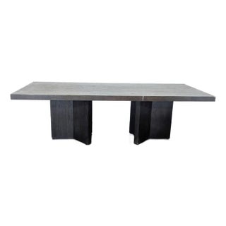 Restoration Hardware Rectangular Wood Dining Table For Sale