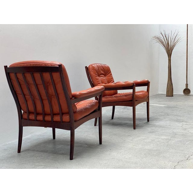 Set of Swedish Armchairs by Gunnar Kentemo for Göte-Möbler, 1960s For Sale - Image 10 of 18